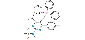 Picture of  Phosphonium, [[4-(4-fluorophenyl)-6-(1-methylethyl)-2-[methyl(methylsulfonyl)amino]-5-pyrimidinyl]methyl]triphenyl-, bromide
