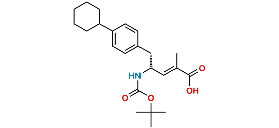 Picture of (2E,4R)-4-(1'-cyclohexyl-1-phenyl)-4-yl methyl-4-tertbutoxycarbonyl) amino-2-methyl-2-butenoic acid
