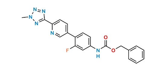 Picture of Benzyl {3-fluoro-4-[6-(2-methyl-2H-tetrazol-5-yl)-3-pyridinyl]phe nyl}carbamate