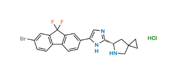 Picture of (S)-6-(5-(7-bromo-9,9-difluoro-9H-fluoren-2-yl)-1H-imidazol-2-yl)-5-azaspiro[2.4]heptane hydrochloride