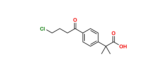 Picture of 2-(4-(4-Chloro butanoyl) phenyl)-2-methyl propanoic acid