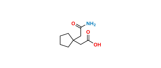 Picture of 2-[1-(2-Amino-2-oxoethyl)cyclopentyl]acetic acid