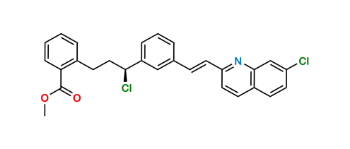Picture of Methyl 2-[(3S)-3-chloro-3-[3-[(1E)-2-(7-chloro-2-quinolinyl)ethenyl]phenyl]propyl]benzoate
