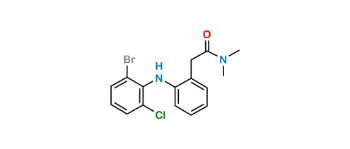 Picture of 2-[(2-bromo 6-chlorophenyl)amino]-N,N-dimethylbenzeneacetamide