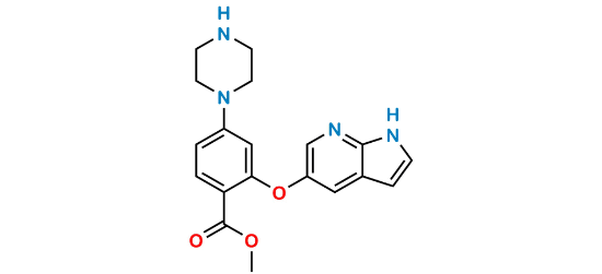 Picture of Methyl 4-(1-piperazinyl)-2-(1H-pyrrolo[2,3-b]pyridin-5-yloxy)benzoate