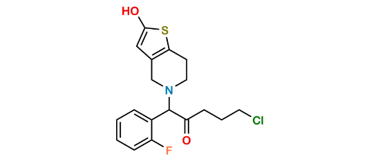 Picture of 5-Chloro-1-(6,7-dihydro-2-hydroxythieno[3,2-c]pyridin-5(4H)-yl)-1-(2-fluorophenyl)-2-pentanone