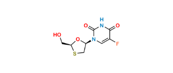 Picture of Emtricitabine Impurity (2,3'-dideoxy-5-fluoro-3-thiouridine)