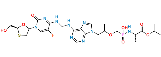 Picture of Emtricitabine + Des-Phenol Tenofovir Alfenamide Mixed Dimer 