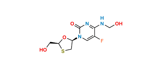 Picture of N-Hydroxy methyl Emtricitabine 