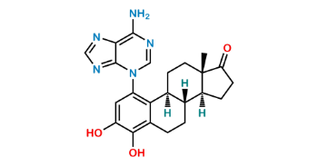 Picture of 4-Hydroxy estrone 1-N3-Adenine