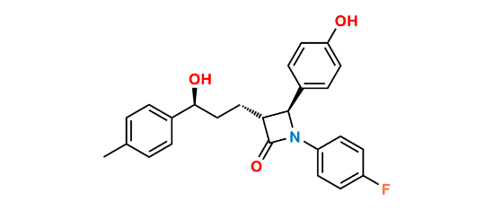 Picture of Ezetimibe Desfluoro Methyl Impurity
