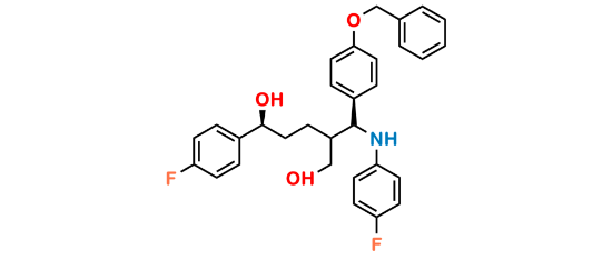 Picture of Benzyl Ezetimibe Diol (Mixture of Diastereomers)