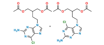Picture of 6- Chloro Famcyclovir as mixture of Isomer
