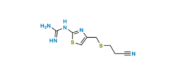 Picture of Famotidine Cyanoethyl Impurity 