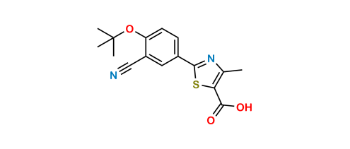 Picture of Febuxostat t-Butyl Ether Acid Impurity