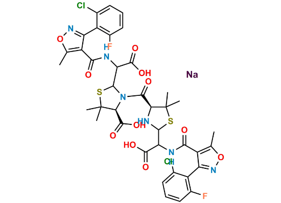 Picture of Flucloxacillin Open Ring Dimer Impurity