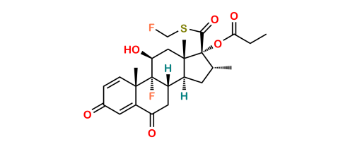 Picture of Fluticasone Impurity (6-Desfluoro-6-Oxo Propionate)
