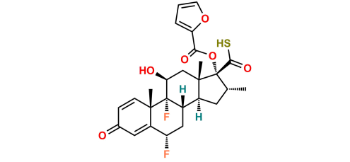 Picture of Fluticasone Thioacid-17-furoate 