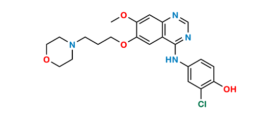 Picture of 4-Defluoro-4-Hydroxy Gefitinib
