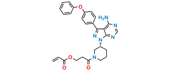 Picture of N-Desacryloyl N-(3-Acryloyl-propanoyl) Ibrutinib