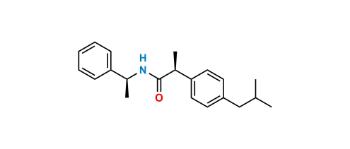 Picture of (S,S)-N-(1-Phenylethyl) Ibuprofen Amide