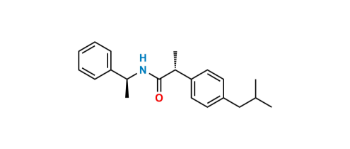 Picture of (S,R)-N-(1-Phenylethyl) Ibuprofen Amide