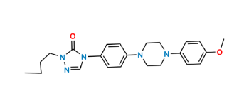 Picture of Itraconazole Methoxy Butyltriazolone Impurity