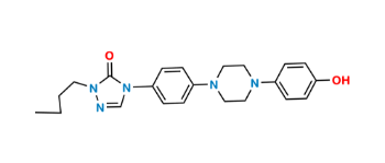 Picture of Itraconazole Hydroxy Butyltriazolone Impurity 