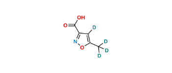 Picture of 5-Methylisoxazole-3-carboxylic-d4 Acid