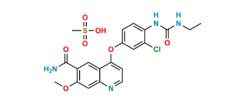 Picture of Lenvatinib N-Ethyl Impurity ( methanesulfonate)