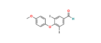 Picture of Levothyroxine Methoxyphenoxy Aldehyde Impurity