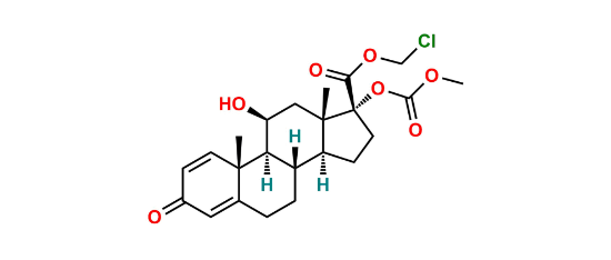 Picture of 17-Methoxycarbonyl Loteprednol