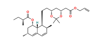 Picture of Lovastatin Hydroxy Acid 3,5-Acetonide Allyl Ester