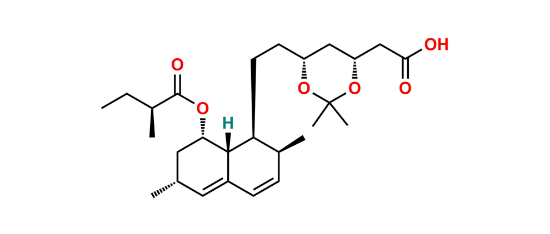 Picture of Lovastatin Hydroxy Acid 3,5-Acetonide