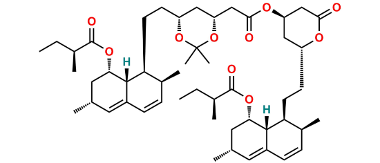 Picture of Lovastatin 3,5-Acetonide Lovastatin Ester