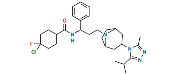 Picture of Maraviroc 4-Desfluoro 4-Chloro Impurity