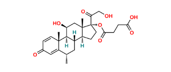 Picture of Methylprednisolone 17-Hydrogen Succinate 