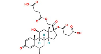 Picture of Methylprednisolone 17, 21-disuccinate