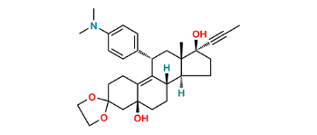 Picture of 11-alpha dioxolane mifepristone