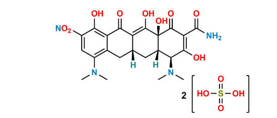 Picture of 9-Nitro Minocycline sulfate salt 