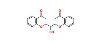 Picture of 1,3-bis(2-acetyl-3-phenoxy)-2-propanol