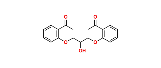 Picture of 1,3-bis(2-acetyl-3-phenoxy)-2-propanol