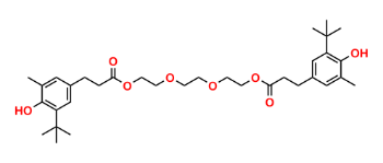 Picture of Triethylene glycol bis(3-tert-butyl-4-hydroxy-5-methylphenyl)propionate
