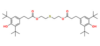 Picture of 2,2'-Thiodiethylene Bis[3-(3,5-di-tert-butyl-4-hydroxyphenyl)propionate]