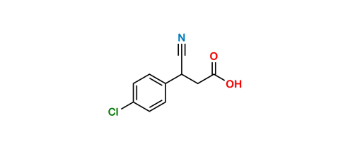 Picture of 3-(4-chlorophenyl)-3-cyanopropanic acid