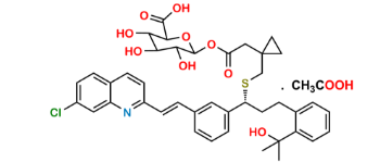 Picture of Montelukast Acyl-β-D-Glucuronide Acetate