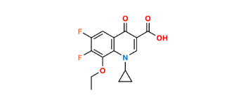 Picture of Moxifloxacin Difluoro Ethoxy Acid Impurity