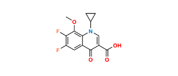 Picture of Moxifloxacin Difluoro Methoxy Acid Impurity