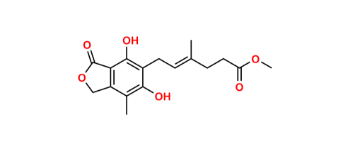 Picture of Mycophenolic Acid O-Desmethyl Methyl Ester 