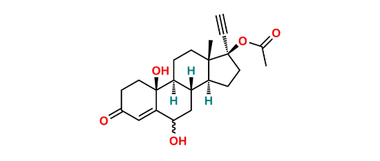Picture of 6,10-di-Hydroxy Norethindrone Acetate